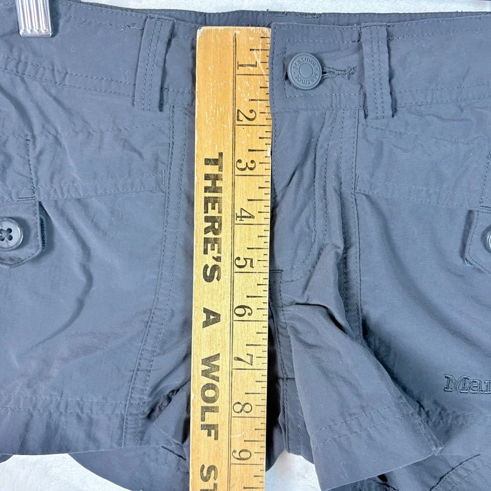 Marmot Cargo Shorts Kids Small‎ S Grey Excellent Adjustable Waist Hiking Utility